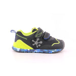 SNEAKER LOGO REJILLA AZUL