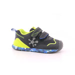 SNEAKER LOGO REJILLA AZUL