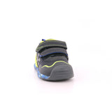 SNEAKER LOGO REJILLA AZUL