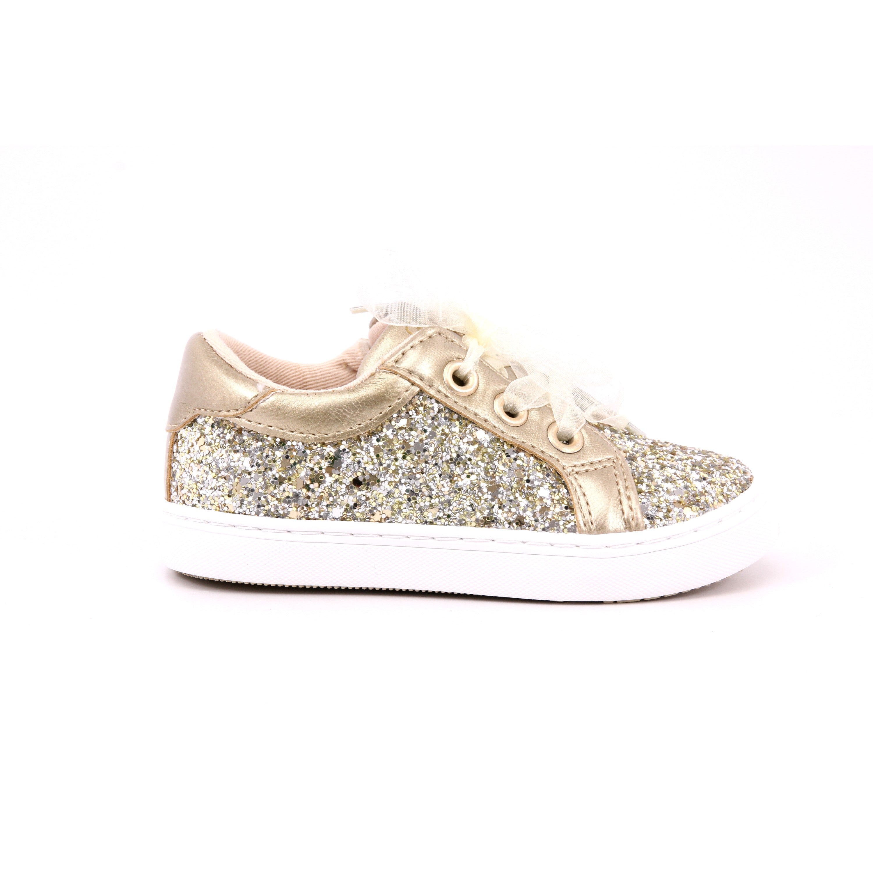 SCARPA SPORTIVA GLITTER 044 ORO