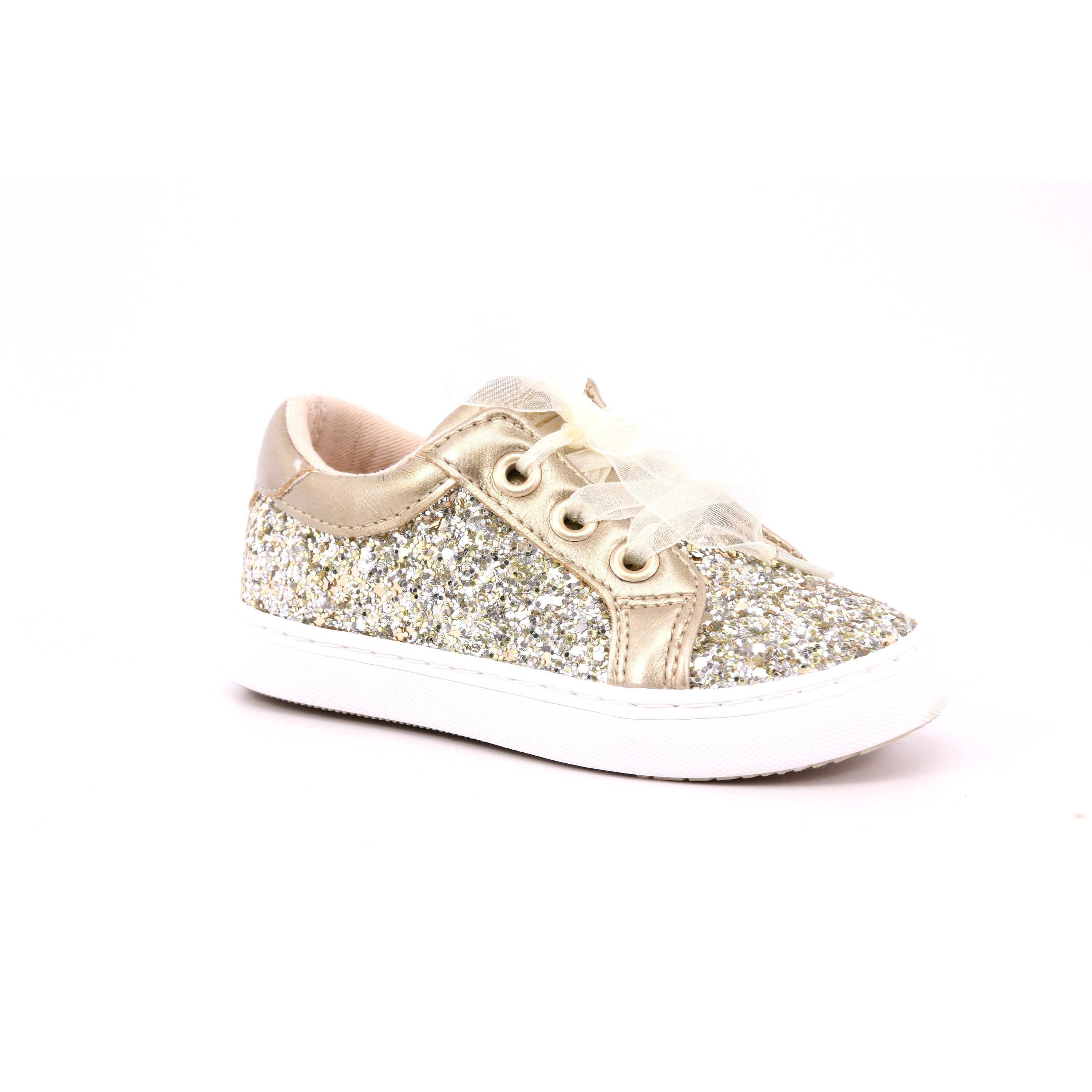 SCARPA SPORTIVA GLITTER 044 ORO
