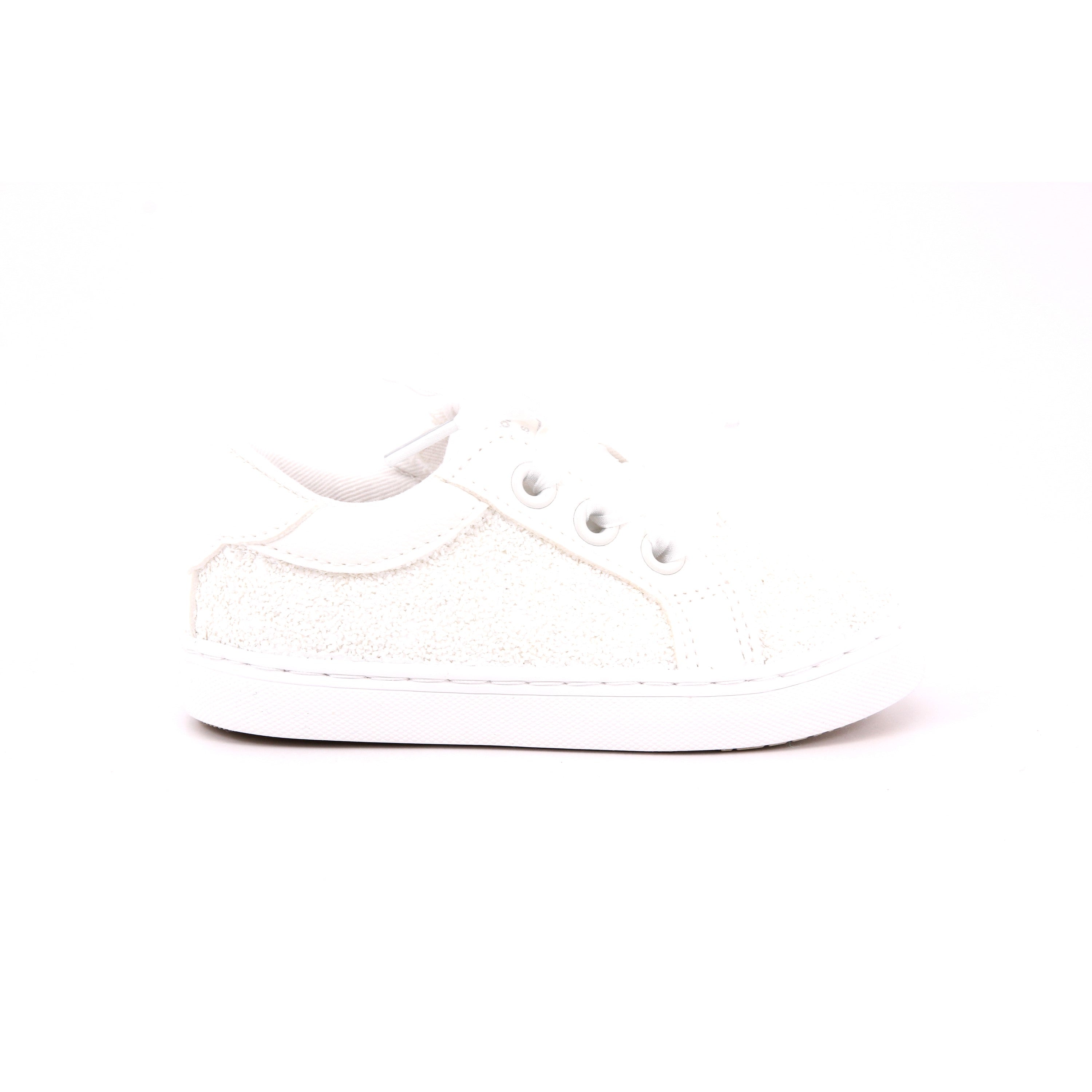 SCARPA SPORTIVA GLITTER 045 BIANCO