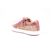 SCARPA SPORTIVA GLITTER 046 ROSA METAL