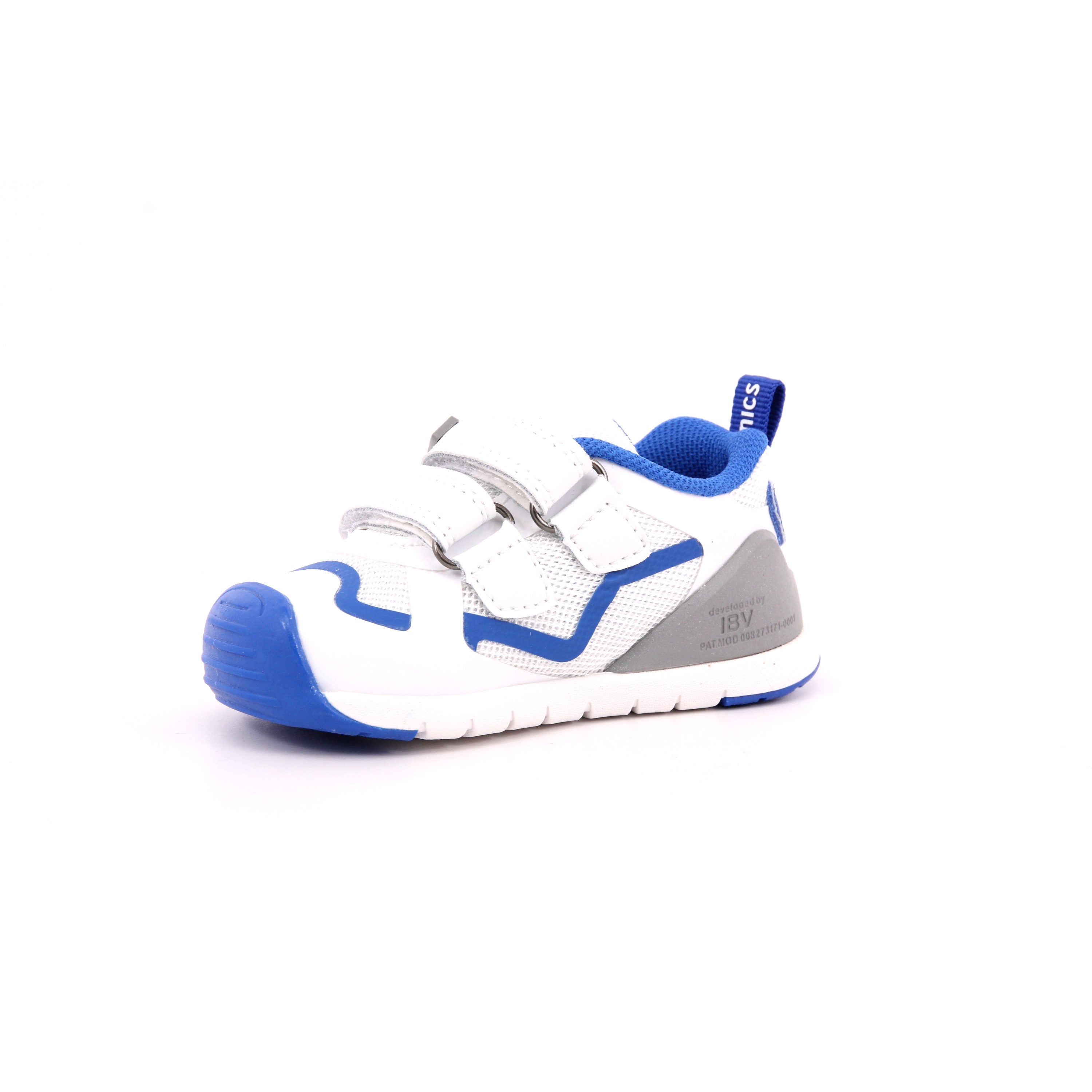 ZAPATO SPORT REJILLA BLANCO Y AZUL