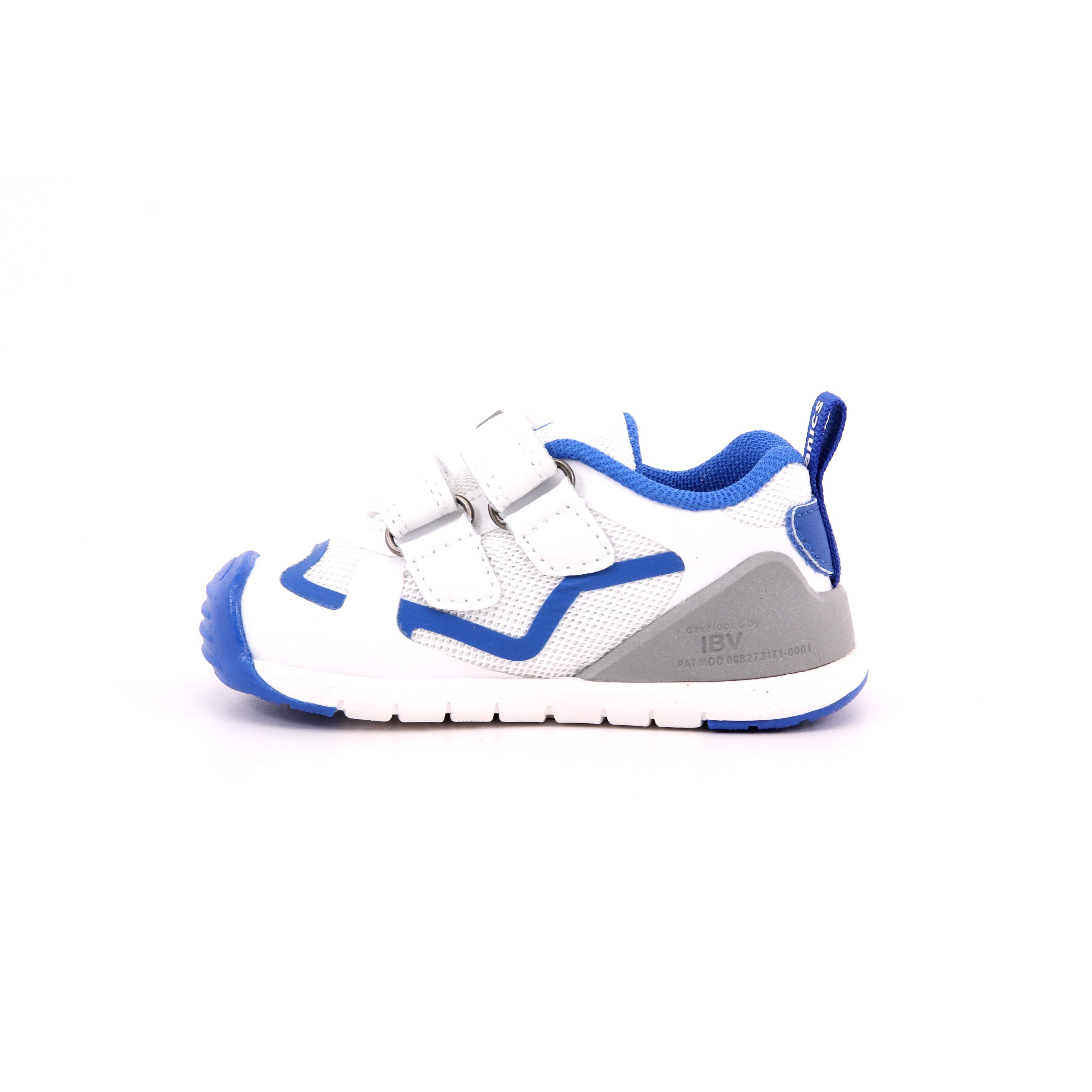 ZAPATO SPORT REJILLA BLANCO Y AZUL