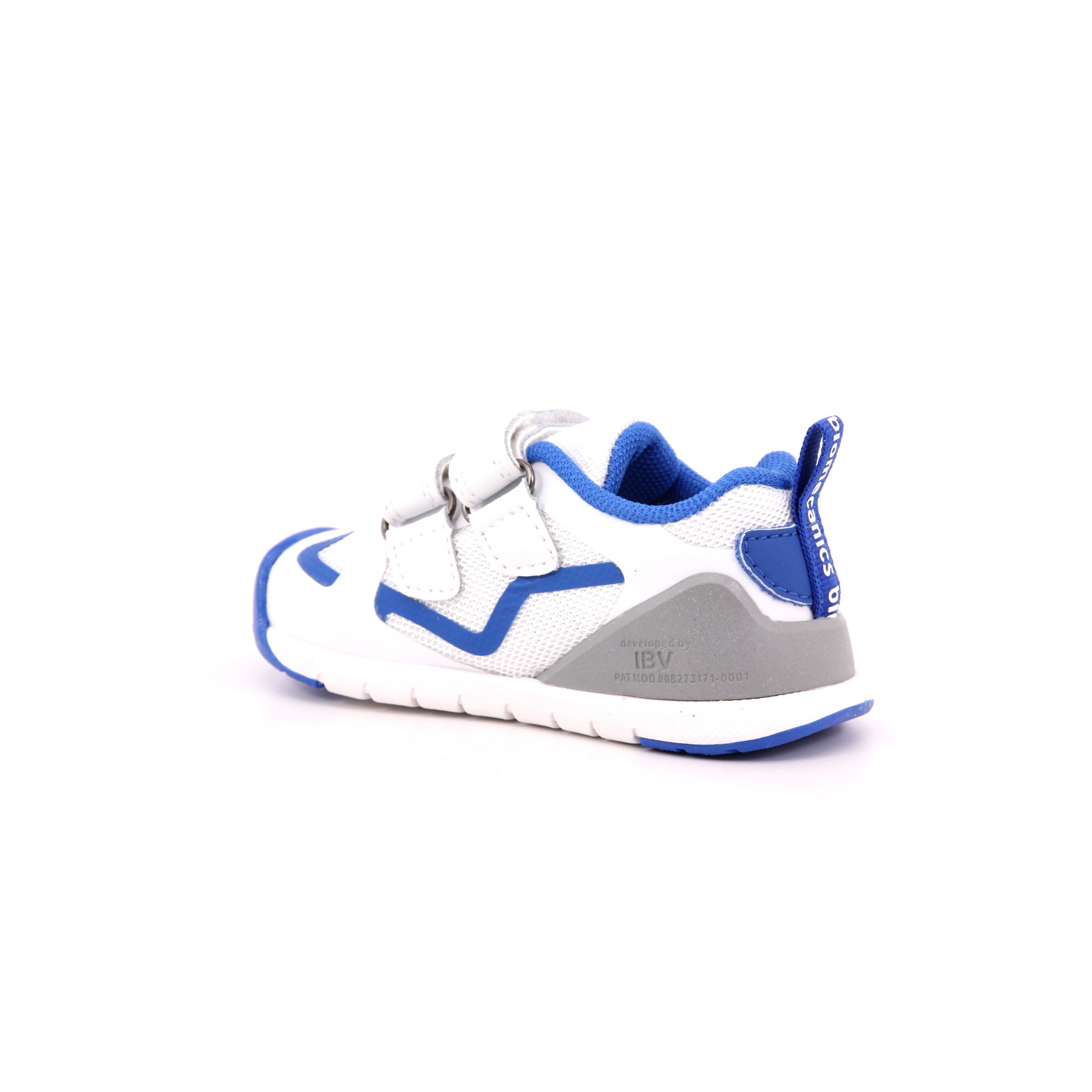 ZAPATO SPORT REJILLA BLANCO Y AZUL