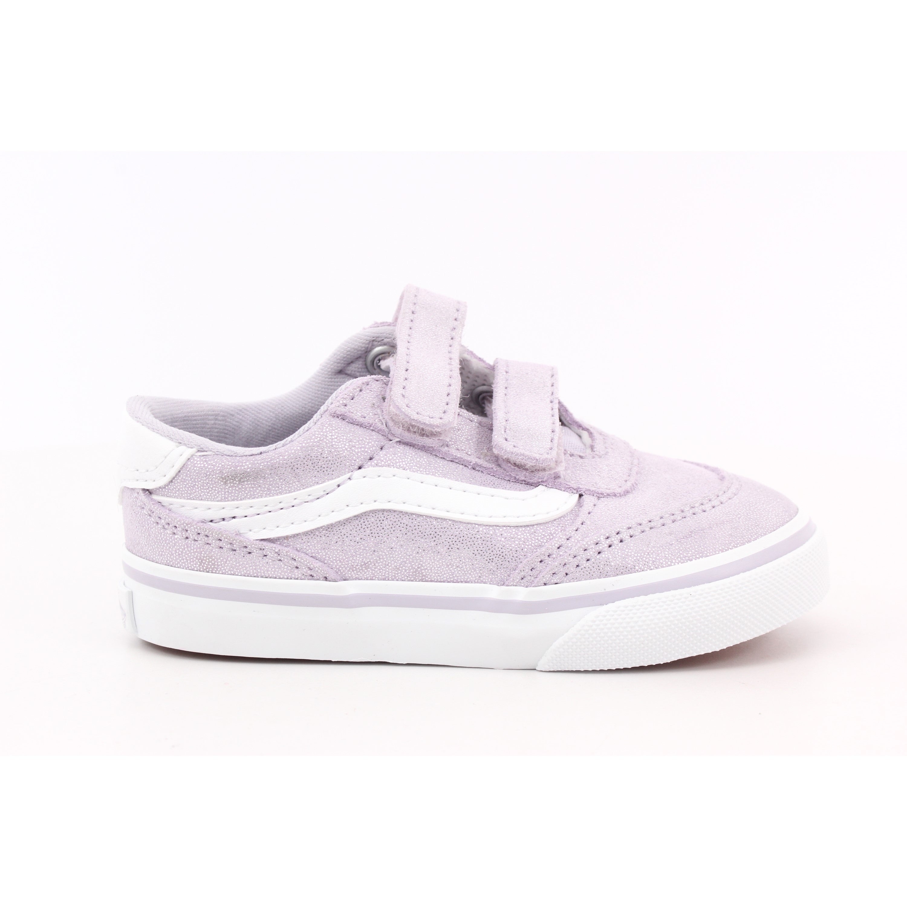 BROOKLYN LS V FOIL SUEDE EVENING HAZE