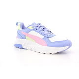 TRINITY 2 LT JR PUMA WHITE-PINK SHIMMER-INTENSE