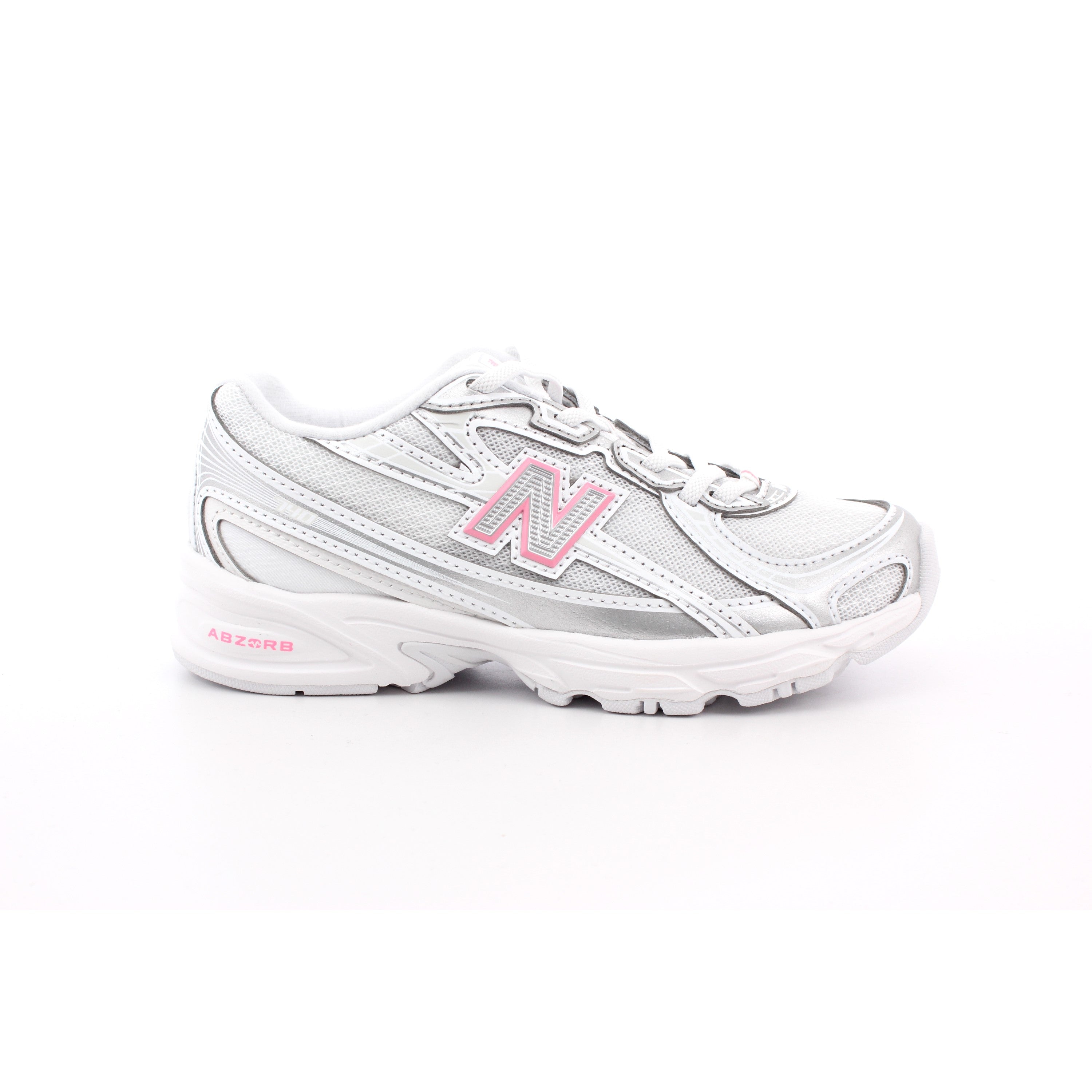 SCARPA KIDS LIFESTYLE SILVER METALLIC/SIGNAL PINK