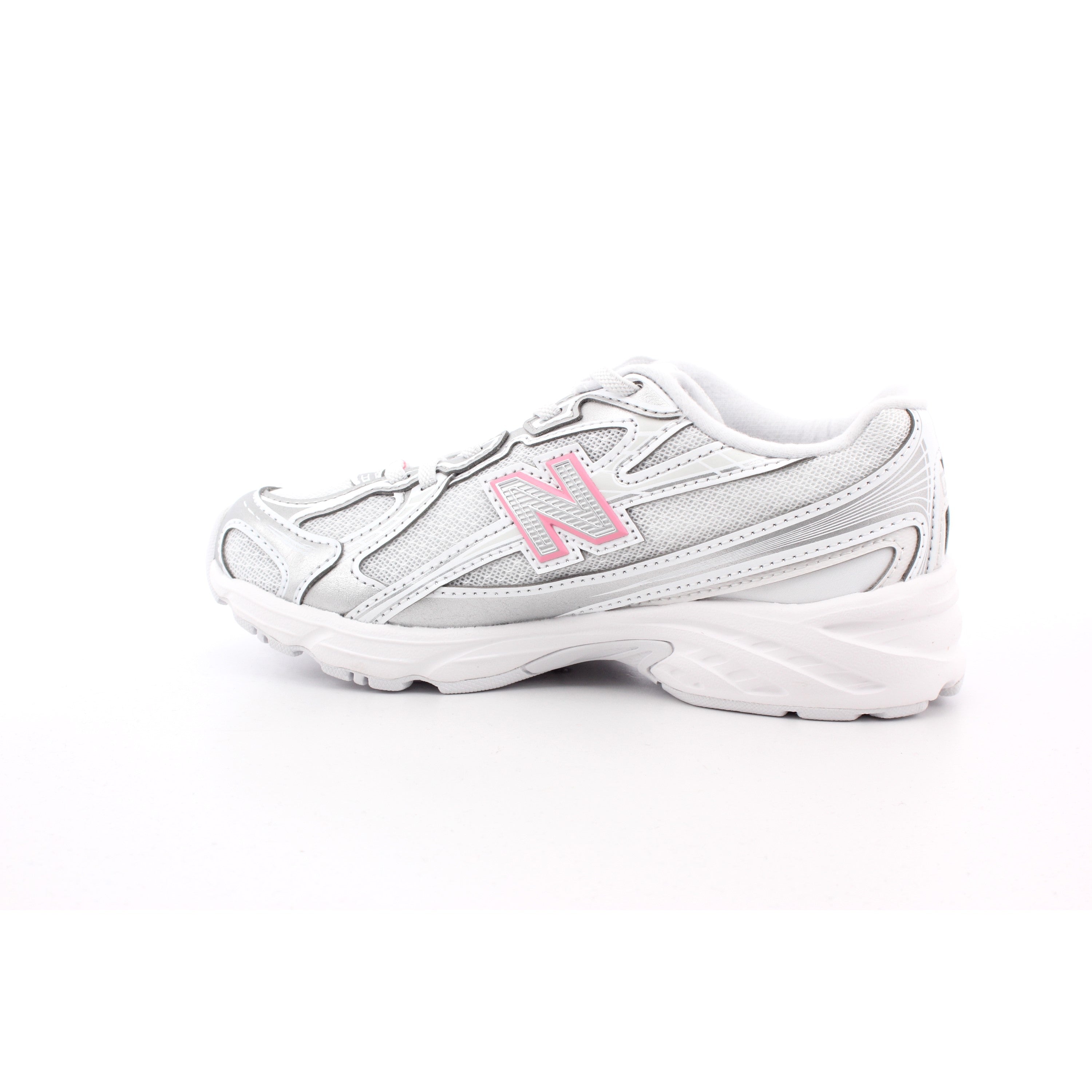 SCARPA KIDS LIFESTYLE SILVER METALLIC/SIGNAL PINK