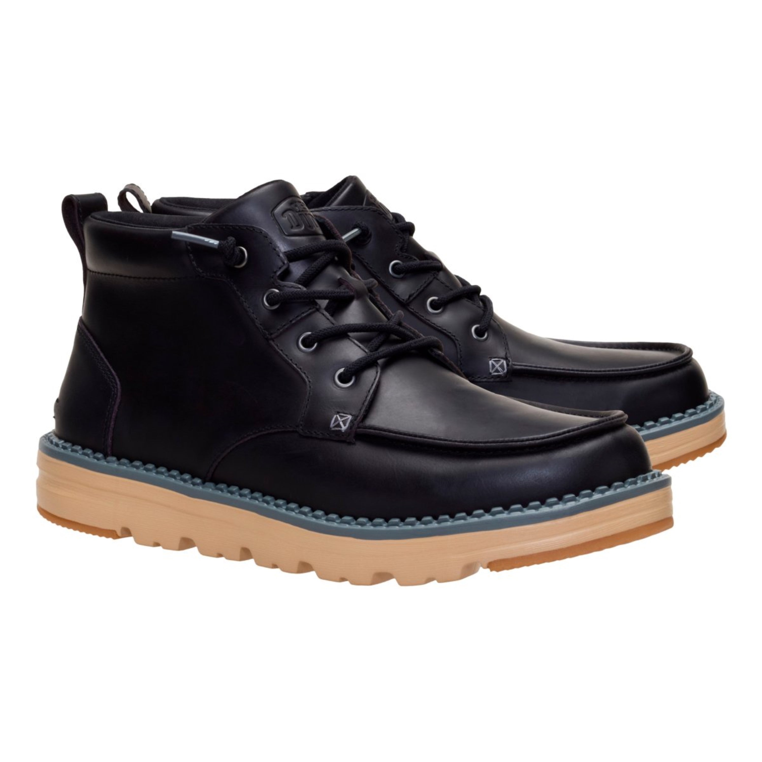 FLINT BOOT LEATHER BLACK/MULTI