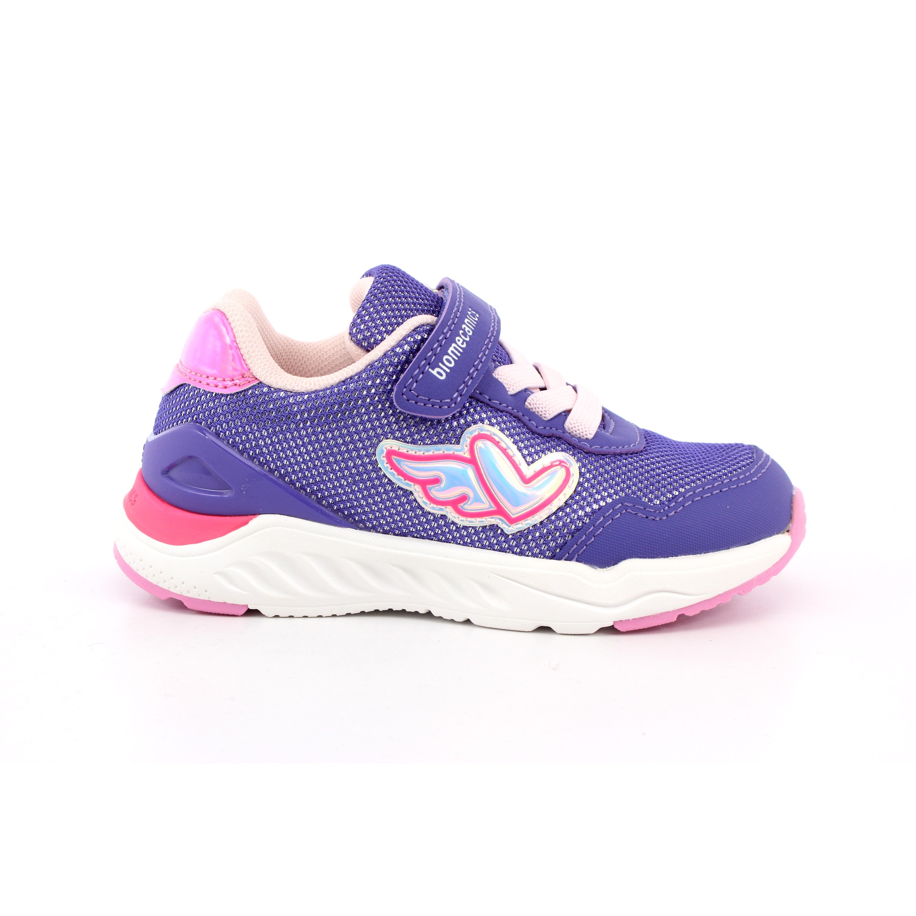 SNEAKER LAMINADO REJILLA METALIZADA LILA