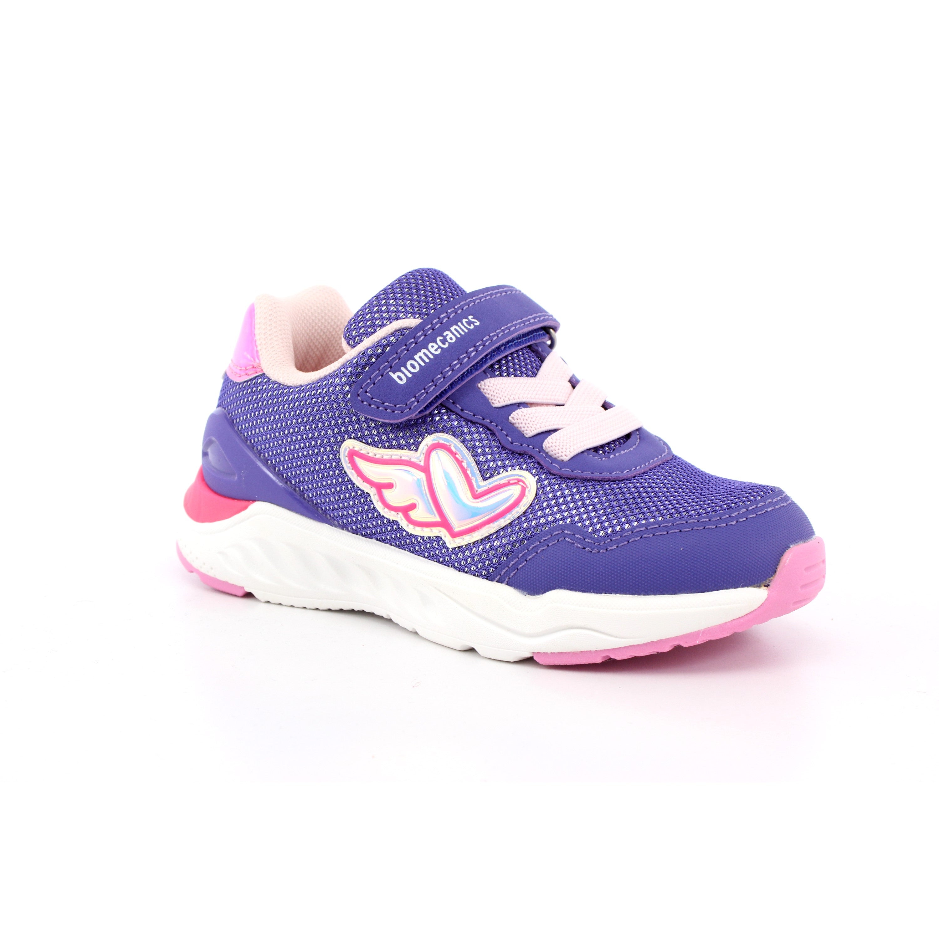 SNEAKER LAMINADO REJILLA METALIZADA LILA