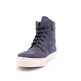 BOTA PIEL CUELLO ACOLCHADO MARINO