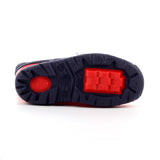 STIVALE PIOGGIA ROSSO GOMMA CON COLLARINO