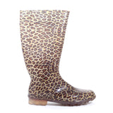 STIVALE PIOGGIA LEOPARDATO