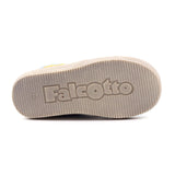 FALCOTTO 1371 CELESTE CUCITURE + LACCIO GIALLO