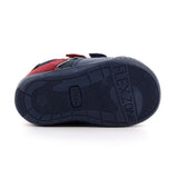 POLACCHINO GORRIX BLU/BORDEAUX NAPPA PU/TESSUTO
