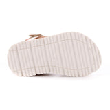SANDALO VELCRI MASCHIO BEIGE