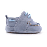 SCARPETTE IN PELLE CELESTE 40