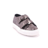 SCARPA DUE FIBBIE NERO