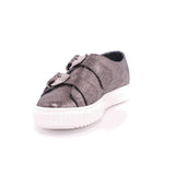 SCARPA DUE FIBBIE NERO