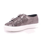 SCARPA DUE FIBBIE NERO