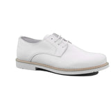 SCARPA BASSA LACCI MASCHIO BIANCO