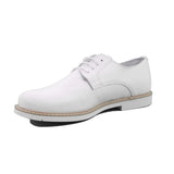 SCARPA BASSA LACCI MASCHIO BIANCO