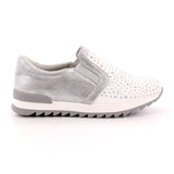 ZAPATO NINA METALIZADO COMBINADO PLATA