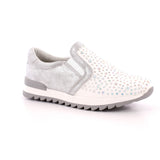 ZAPATO NINA METALIZADO COMBINADO PLATA