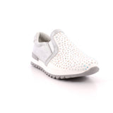 ZAPATO NINA METALIZADO COMBINADO PLATA