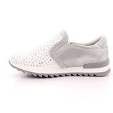 ZAPATO NINA METALIZADO COMBINADO PLATA