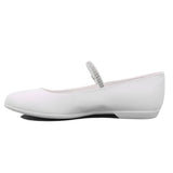 BALLERINA BIANCO PELLE