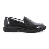 MOCASSINO NERO VERNICE