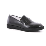 MOCASSINO NERO VERNICE