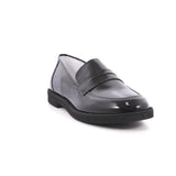MOCASSINO NERO VERNICE