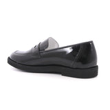 MOCASSINO NERO VERNICE