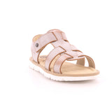 SANDALO VELCRO MASCHIO CUOIO