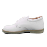 SCARPA ALLACCIATA MASCHIO BIANCO