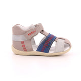 BONUS NUBUCK+CUIR PERFO 123 GRIS BLEU