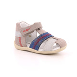 BONUS NUBUCK+CUIR PERFO 123 GRIS BLEU