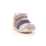 BONUS NUBUCK+CUIR PERFO 123 GRIS BLEU