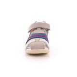 BONUS NUBUCK+CUIR PERFO 123 GRIS BLEU