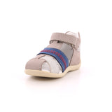 BONUS NUBUCK+CUIR PERFO 123 GRIS BLEU