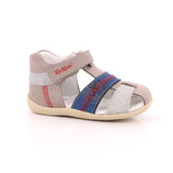 BONUS NUBUCK+CUIR PERFO 123 GRIS BLEU