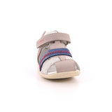 BONUS NUBUCK+CUIR PERFO 123 GRIS BLEU