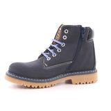 TRONC.LACCI UNISEX BLU FO PELLE