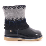 STIVALE FEMMINA BLU VERNICE