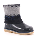 STIVALE FEMMINA BLU VERNICE